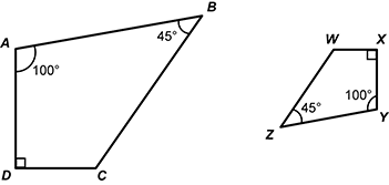 two kite shaped quadrilaterals