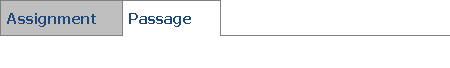 tabs that read assignment and passage. passage is selected.